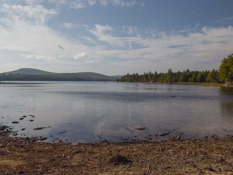 Maine Lakefront Lot in Lakeville : Lakeville : Penobscot County : Maine