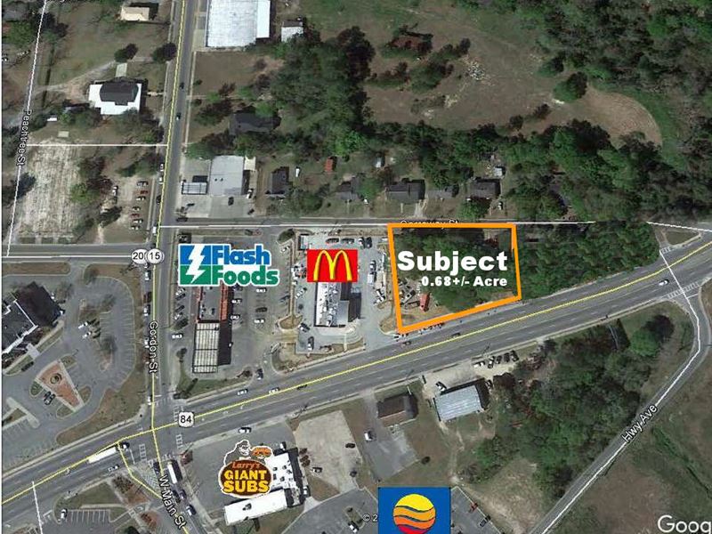 Commercial Parcel On Highway 84 : Blackshear : Pierce County : Georgia