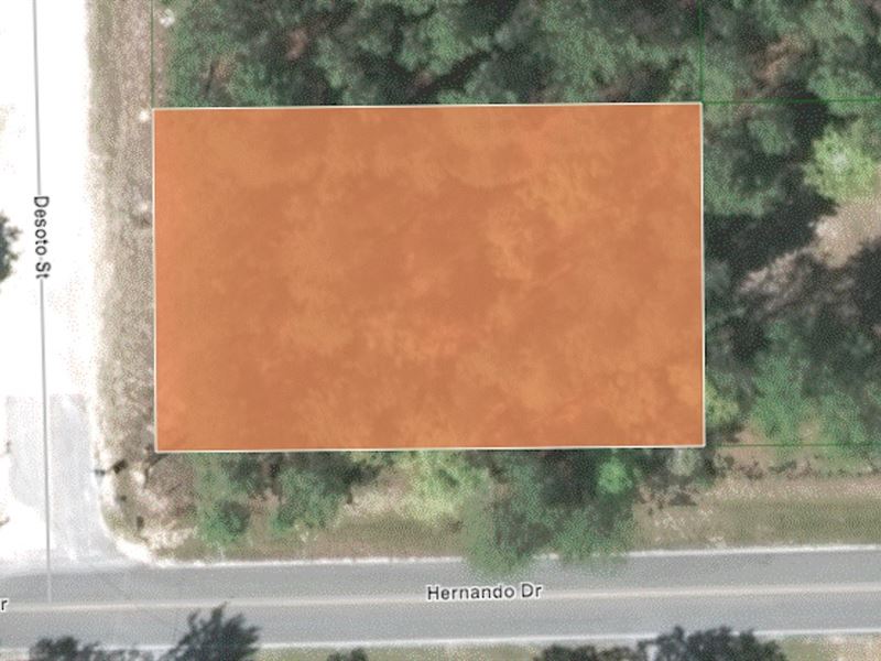 Beautiful Corner Lot Near Lake : Florahome : Putnam County : Florida