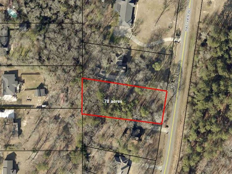 .78 Acre Residential Lot Available : Warner Robins : Houston County : Georgia