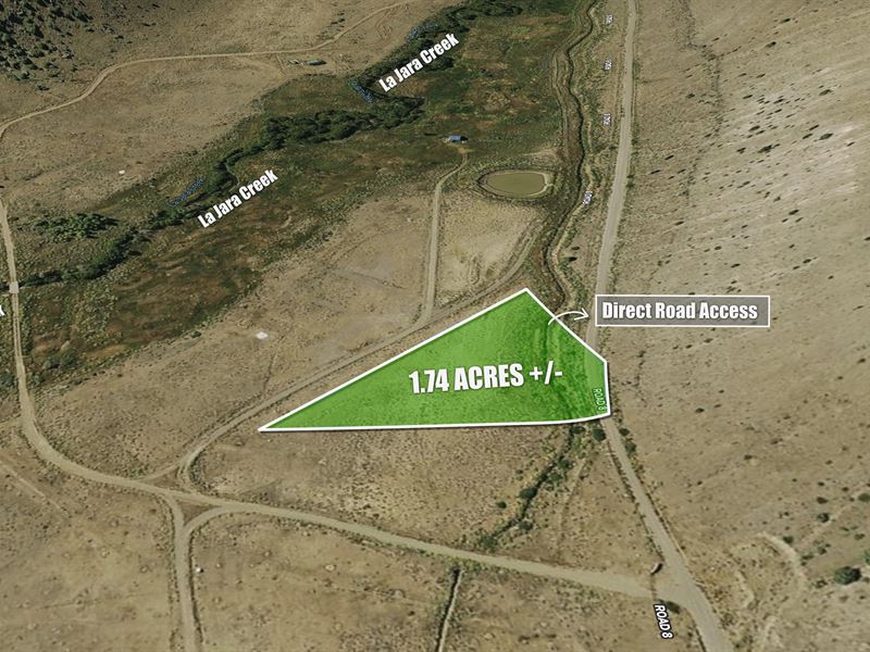 1.74 Acre Lot in Colorado : Capulin : Conejos County : Colorado