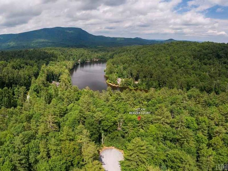 Lakeside Lot in Private Community : Sapphire : Transylvania County : North Carolina