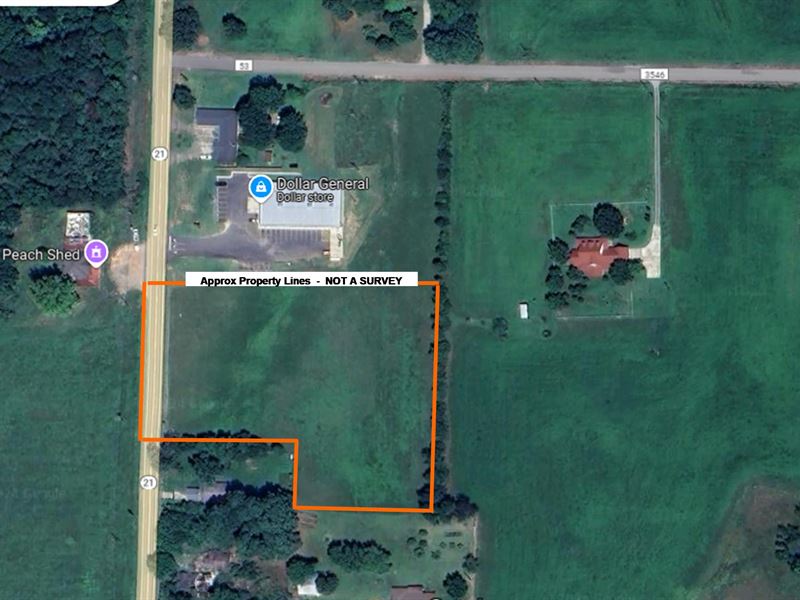 3.5 Acres, M/L Bordering Hwy 21 : Clarksville : Johnson County : Arkansas