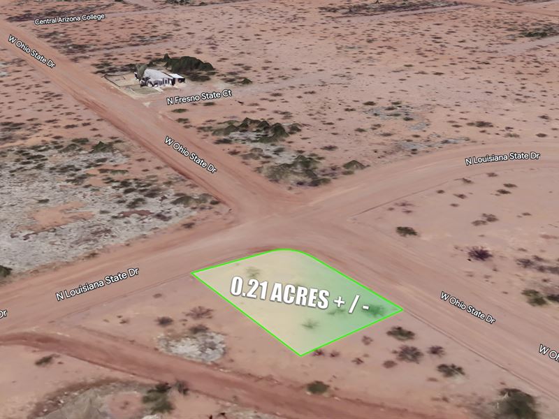 Own 0.21 Ac in Arizona, $99/Mo : Douglas : Cochise County : Arizona