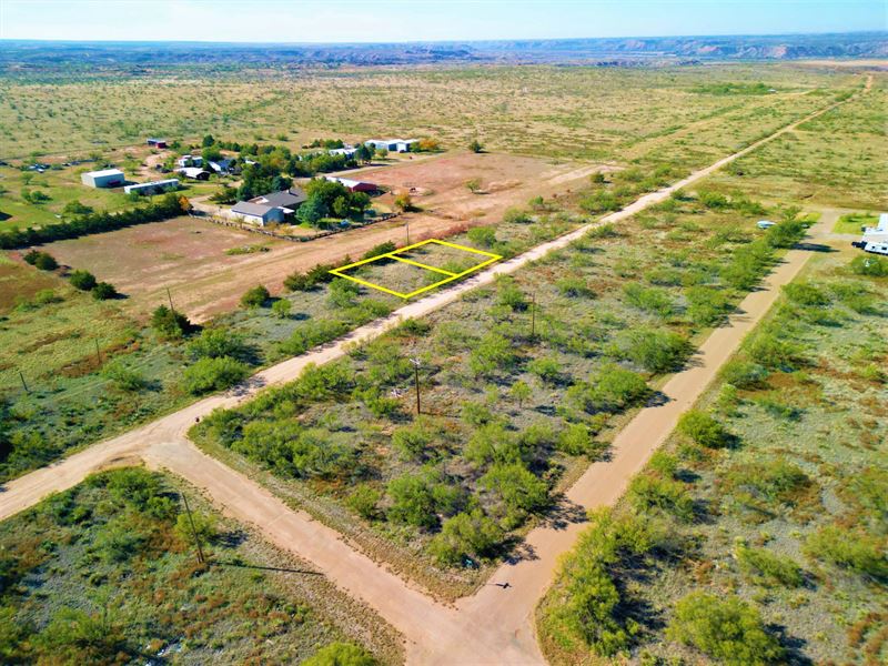 .20 Acre Double Lot Near Lake : Fritch : Moore County : Texas