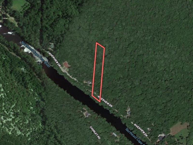 1.49 Acre Riverfront Residential Bu : Burgaw : Pender County : North Carolina