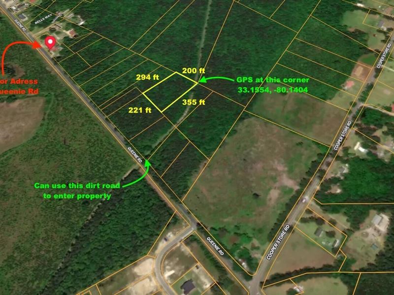 1.13 Ac Vacant Land, Moncks Corner : Moncks Corner : Berkeley County : South Carolina