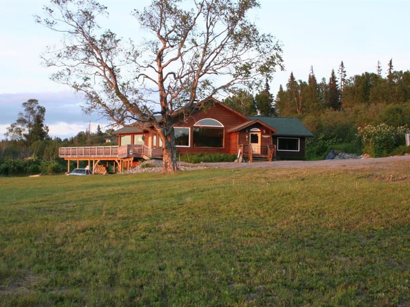 Great Lodge Home / B&B on The Ocean : Ninilchik : Kenai Peninsula Borough : Alaska