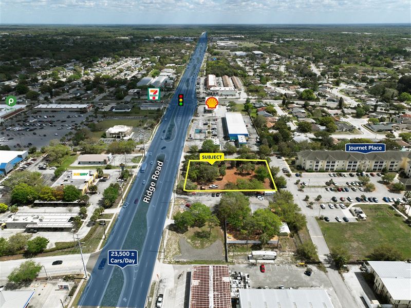 Port Richey Vacant Commercial : Port Richey : Pasco County : Florida