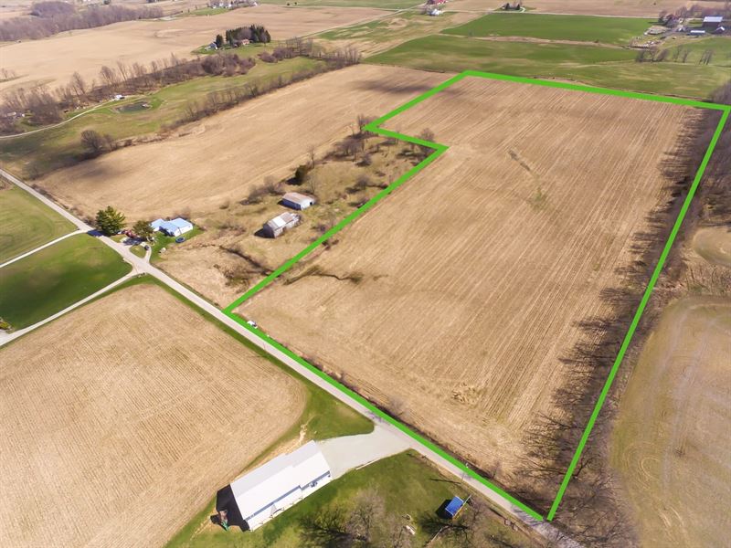 Land for Sale, 20 Tillable Acr : Denver : Miami County : Indiana