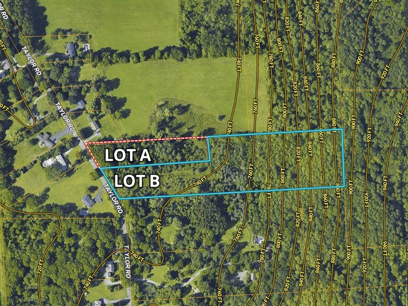 Spacious Site in Pompey, Ny, Lot B : Pompey : Onondaga County : New York