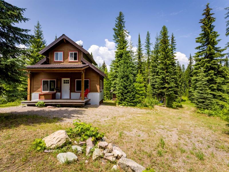 Trail Creek Cabin : Polebridge : Flathead County : Montana