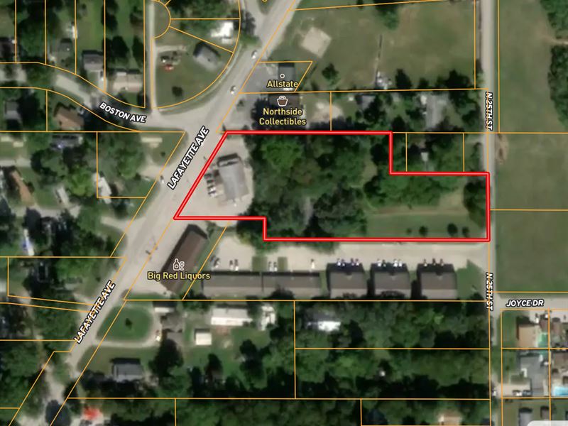 2.39 Acre Commercial Lot : Terre Haute : Vigo County : Indiana