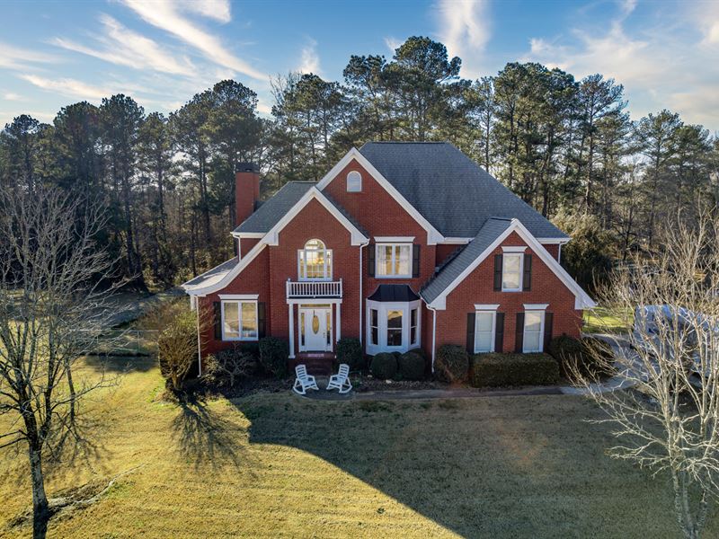 Brick Home, Basement, 5 Acres : Conyers : Rockdale County : Georgia