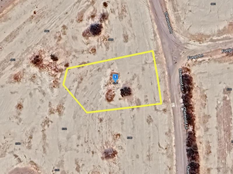 $506.37 Down, Roadside Level Lot : Pahrump : Nye County : Nevada