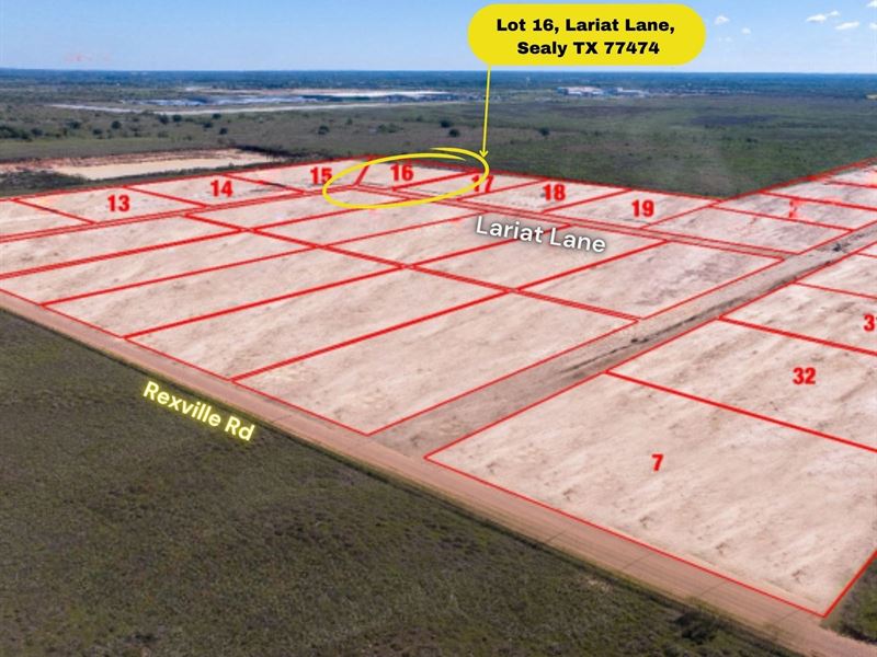 Lot 16, 2.43 Acres in Austin County : Sealy : Austin County : Texas