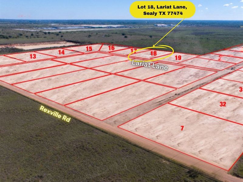 Lot 18, 2.00 Acres in Austin County : Sealy : Austin County : Texas