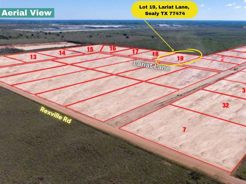 Lot 19, 2.23 Acres in Austin County : Sealy : Austin County : Texas