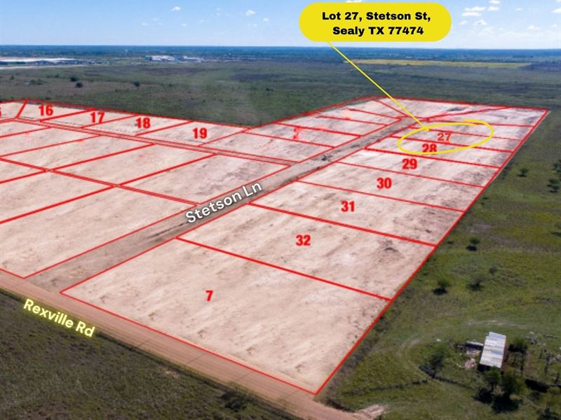 Lot 27, 2.00 Acres in Austin County : Sealy : Austin County : Texas