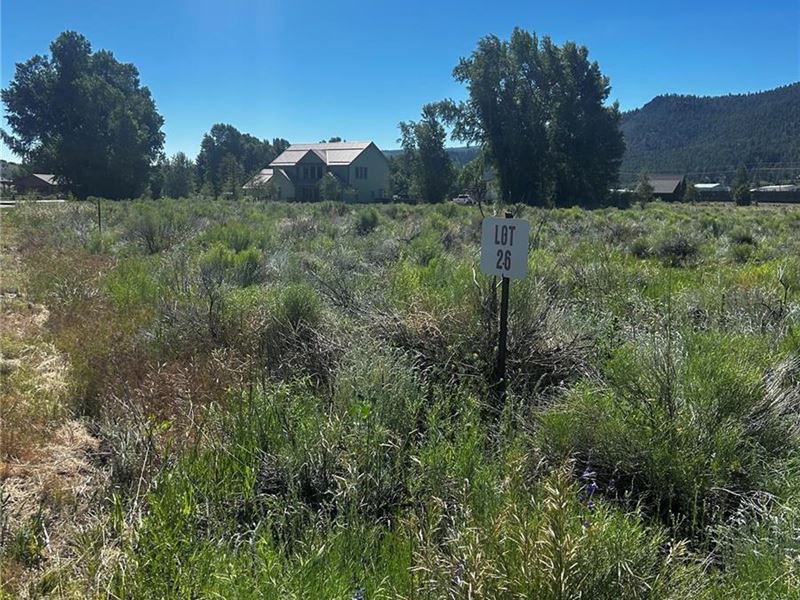 Lot Close to The River : South Fork : Rio Grande County : Colorado