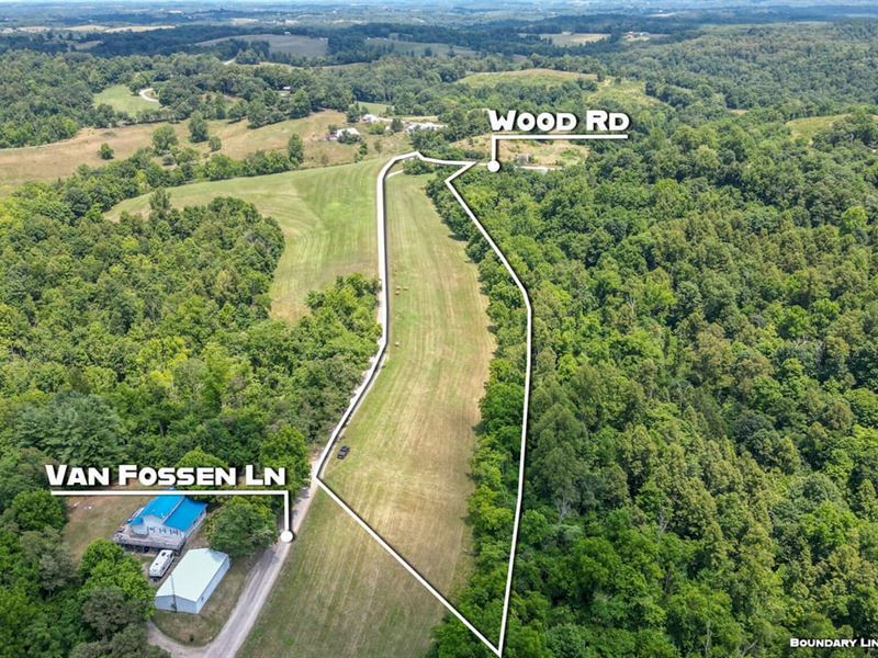 Van Fossen Ln, 6 Acres, Morgan Co : Chesterhill : Morgan County : Ohio