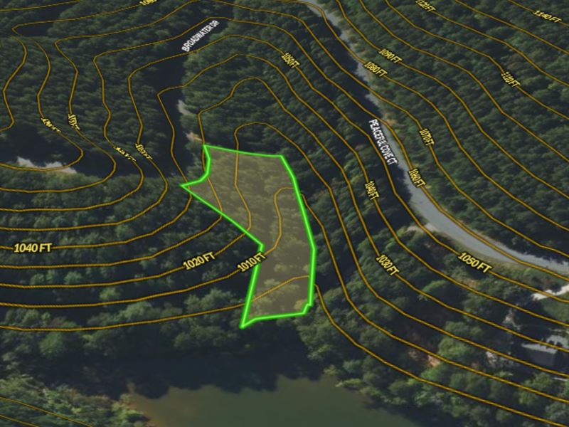 Waterfront Lots On Lake Rhodhiss : Granite Falls : Caldwell County : North Carolina