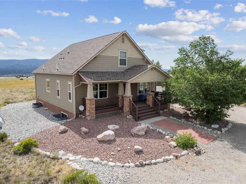 Beautiful Home, Acreage & Views : Nathrop : Chaffee County : Colorado