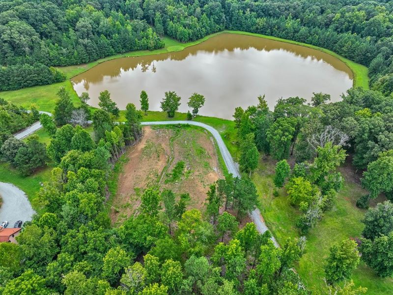 Pond Front Wooded Setting : Pittsboro : Chatham County : North Carolina