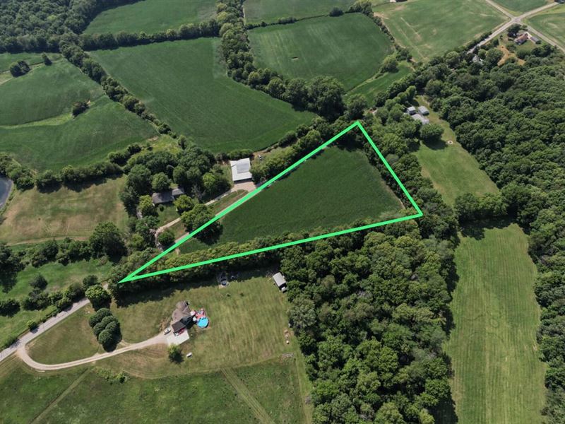 Land for Sale, 4.5 Acres, Tilla : Muncie : Henry County : Indiana