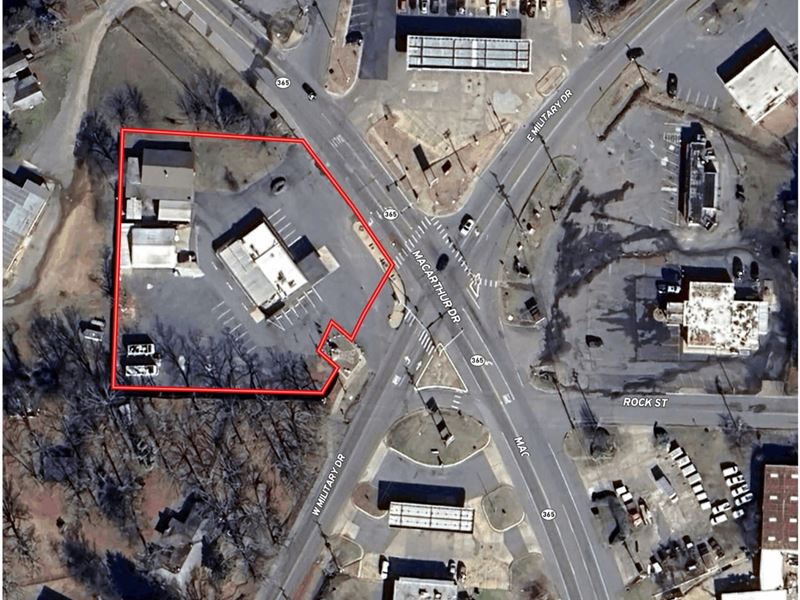 Corner Commercial Lot at 5501 Macar : North Little Rock : Pulaski County : Arkansas