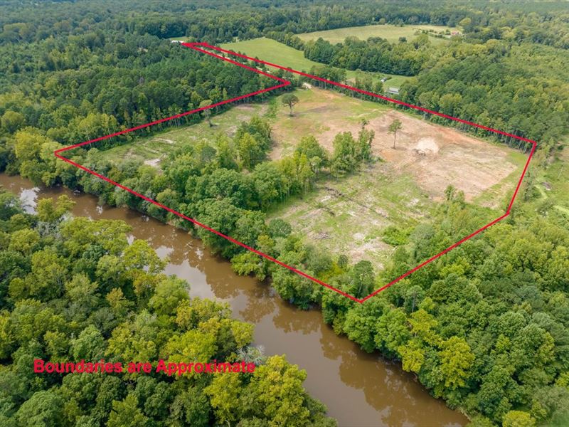 15 Acres Pristine Riverfront : Moncure : Chatham County : North Carolina