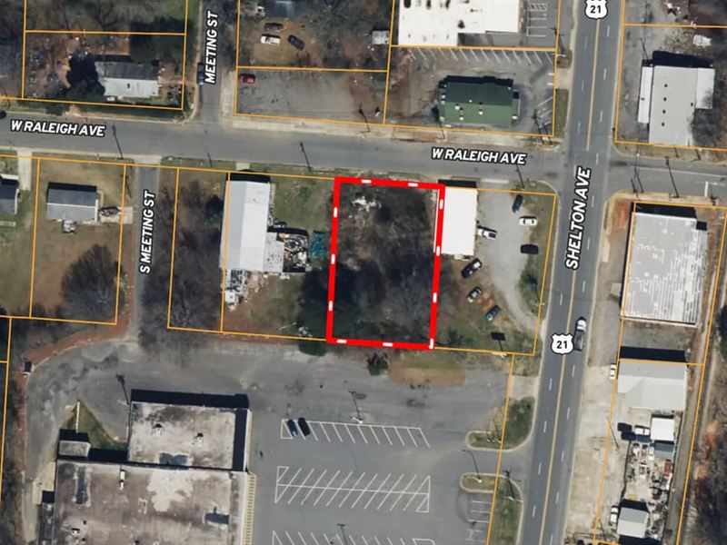 .34Ac Lot, 105 E Raleigh Ave : Statesville : Iredell County : North Carolina