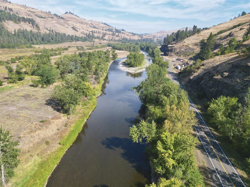 South Fork River Frontage : Stites : Idaho County : Idaho