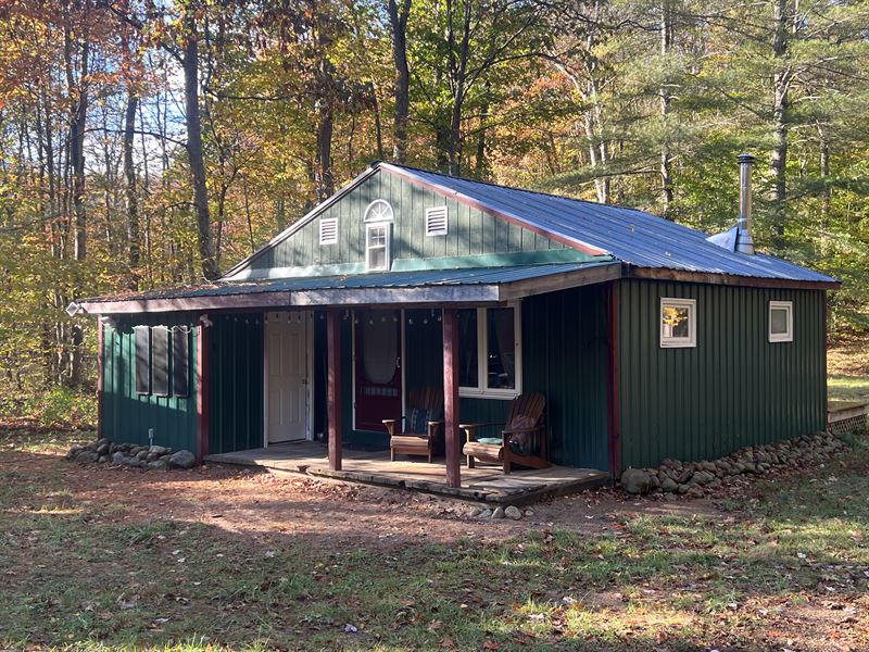 Otter Creek Cabin : Glenfield : Lewis County : New York