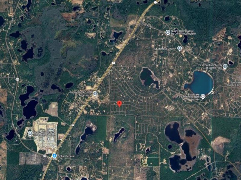 Sunny Hills Lot for Sale : Chipley : Washington County : Florida