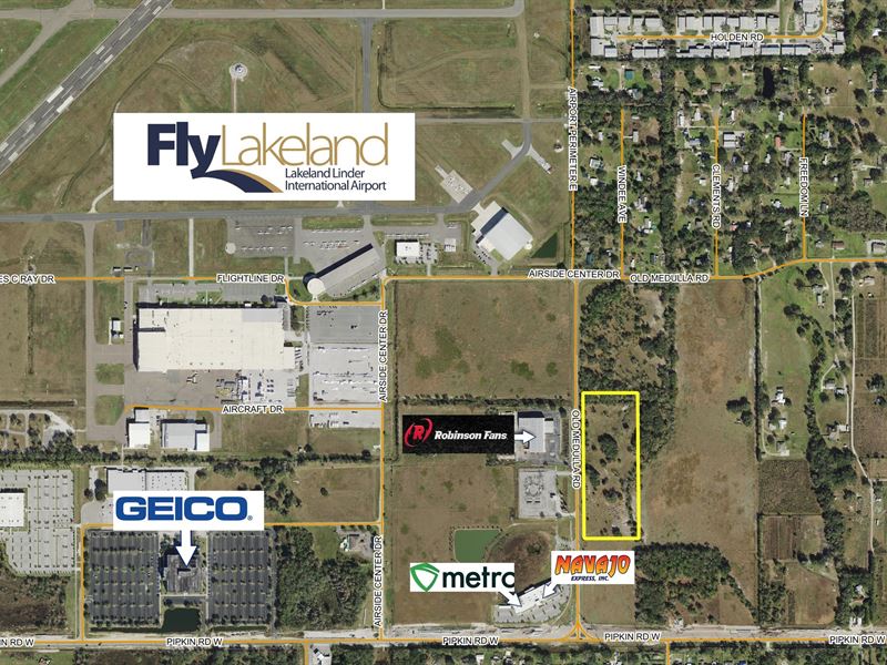 Prime Industrial Development Land : Lakeland : Polk County : Florida