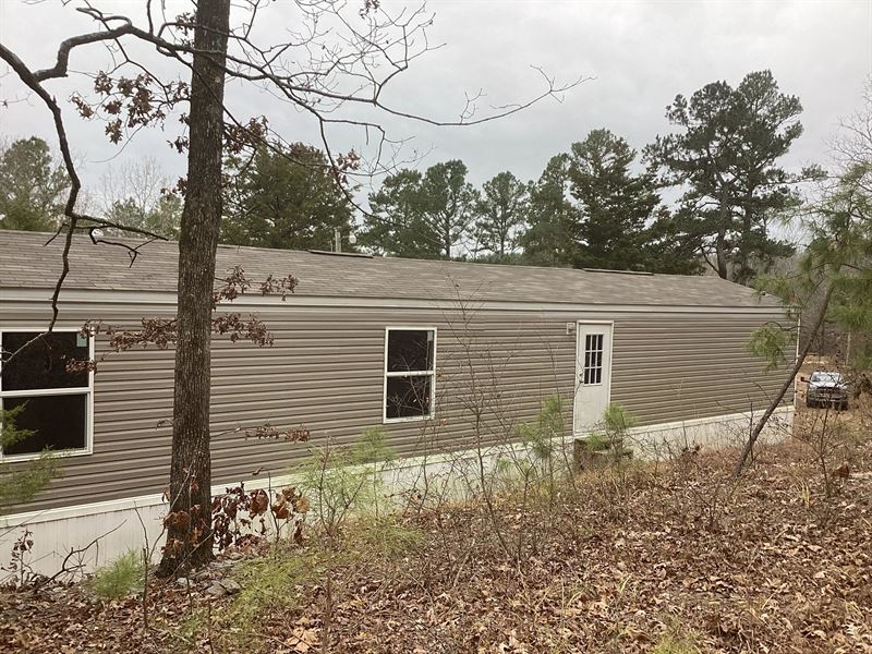 3 Acres with A Mobile Home in Polk : Mena : Polk County : Arkansas