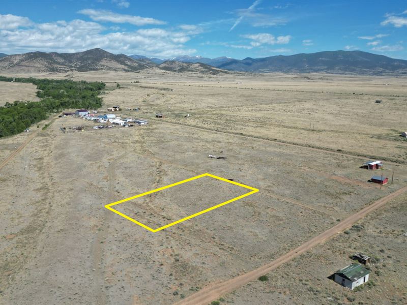 Mountain View Lot by The River : La Jara : Conejos County : Colorado