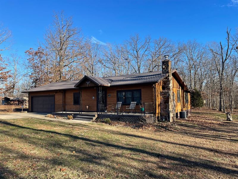 Super Cute Log Cabin for Sale : Wappapello : Wayne County : Missouri