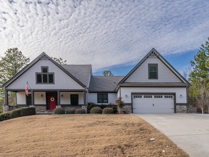 Craftsman Home, 1+ Acre, Basement : Monroe : Walton County : Georgia