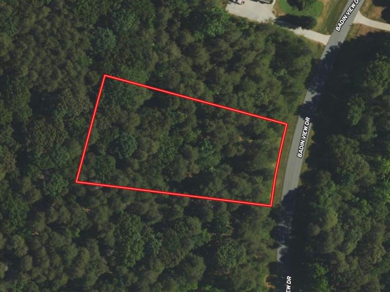 .96 Acre Building Lot for Sale : New London : Montgomery County : North Carolina