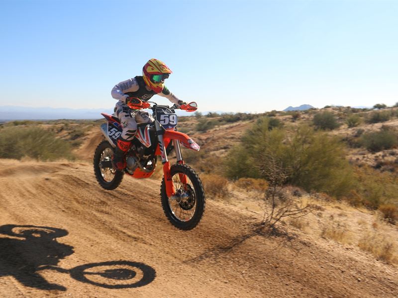 Private Dirt Bike Track by Blm : Golden Valley : Mohave County : Arizona