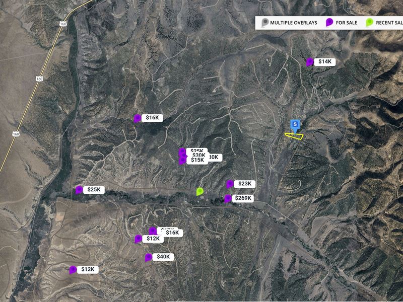 10 Acres in Fort Garland Colorado : Fort Garland : Costilla County : Colorado