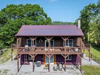 Dream Cabin, Long-Range Views : Mouth Of Wilson : Grayson County : Virginia