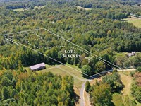 3.3 Acres Wooded Land with Creek : Reidsville : Rockingham County : North Carolina