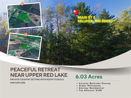 6.03 Acre Double-Access Lot on Pave : Kelliher : Beltrami County : Minnesota
